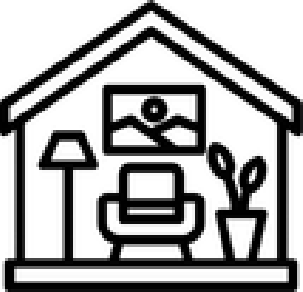 Haus-Symbol des Firmenlogos von Beckmanns